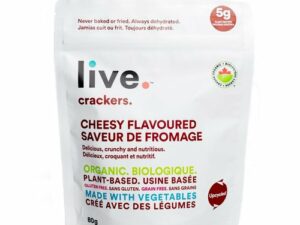 Live Organic Food Cheesy Flavoured Crackers