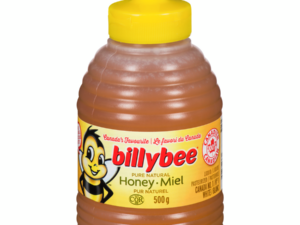 Billy Bee Pure Natural Honey Liquid White Squeeze, 500g