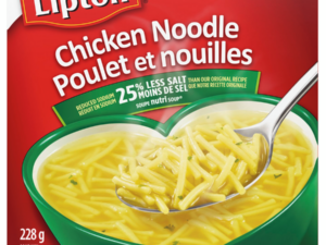 Lipton Chicken Noodle Soup Mix, 4 pouches 228g