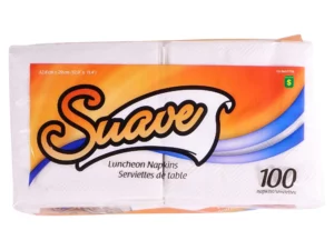 Suave Luncheon Napkins, 100 pack
